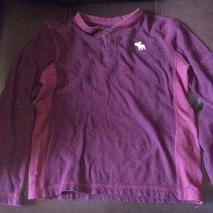Abercrombie kids Boys Long Sleeve Shirt 7/8